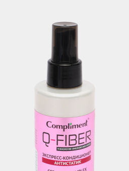 COMPLIMENT д/волос экспресс-кондиционер 200мл Q-FIBER Антистатик CERAMIDE COMPLEX