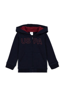 U. S. Polo Assn / Базовый свитшот темно-синего цвета для мальчика