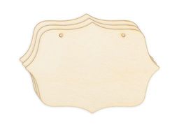 Заготовка для декорирования Mr. Carving ВД-725 Набор табличек фанера 0.3 см 3 шт Овальные (12.5см)  фото 5