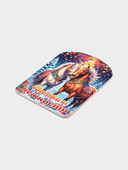 Цена за 2 шт. Доска разделочная сувенирная Дарим Красиво Символ года. Любви и нежности!, дерево, 27.5?19.5?0.5 см, разноцветная