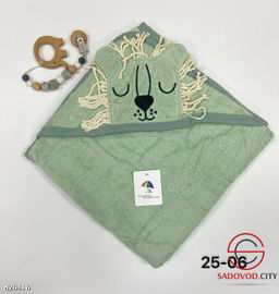 Махровое полотенце с уголком