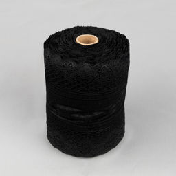 Кружево BLITZ эластичное 180 мм BLST-30 на бобине Турция черный