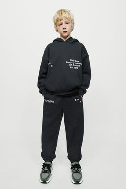 TEXT PRINT HOODIE - Zara фото 13