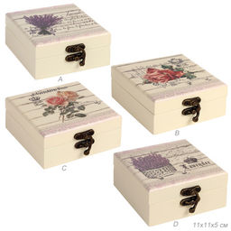 Шкатулка 10х10х5 см / HL206 /уп 84/