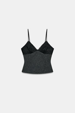 PINSTRIPE CAMISOLE TOP - Zara фото 3
