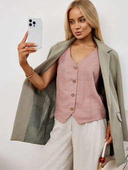 Жилет Аманти-1 из льна с вискозой - Виотекс фото 50