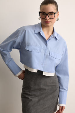 Рубашка с декоративными карманами - Mollis фото 4