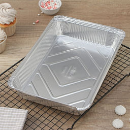 Набор Пикник,формы из фольги 2235 мл-2 шт,крышка для форм-2 шт,вилка, нож,салфетки по 6 шт - Доляна фото 3