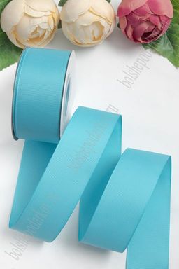 Лента репсовая 4 см*20 ярд 1 сорт (голубой №20) SF-1349 - No name фото 2