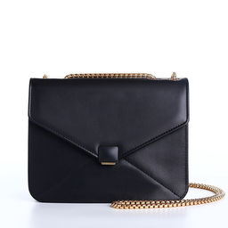 Сумка женская мессенджер на магните, 20×6×13 см, чёрная