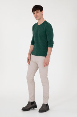 Erkek Slim Fit Ta_ Kanvas Pantolon