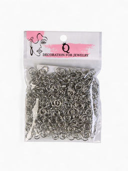 Кольцо соединительное СМ-976, 0.8?6 мм (набор 50 г,  570 шт.), цвет серебро