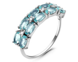 Кольцо из серебра топаз, Даниэлла