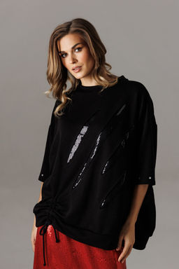 Джемпер Lars Style 1187/1-Р черный