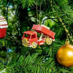Елочные игрушки: Грузовичок 3020