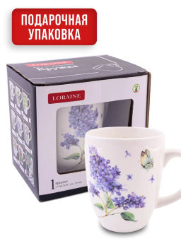 60204 Кружка 310мл Букет фантазий доломит LR (х60) - Mayer&boch фото 9