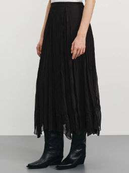 Юбка миди с асимметричным низом / Zarina фото 3