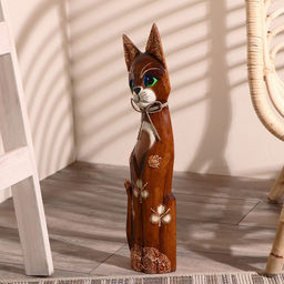 Сувенир дерево "Кошка" 50 см