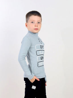 CRB wear / CWKB 63976-23-425 Водолазка для мальчика,серый  фото 2