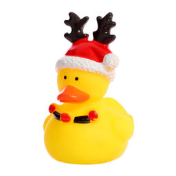 Игрушки для купания в ванной «Новогодние уточки», набор 5 шт.
