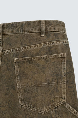 ABSTRACT PRINT CARPENTER TROUSERS - Zara фото 8