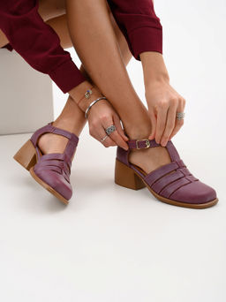 Босоножки 5036.23663bе.Вакса бордо+коричневый