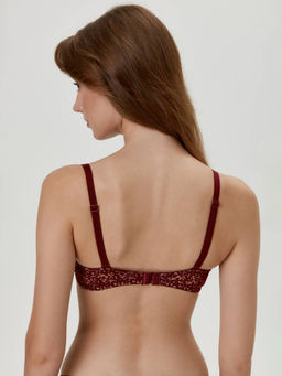 CONTE Бюстгальтер TATOUAGE RB1040 бордо  фото 5