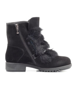 04-907E-7Y1 8J43M Ботинки зимние женские (натуральная замша, натуральный мех)
