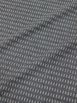 Теплый хлопок Пирамидки - елочки цв.т.серый меланж, ш.1.5м, хлопок-60%, пэ-40%, 160гр/м.кв