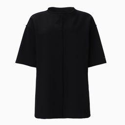 Футболка с декоративным швом женская MIST Base, размер L-XL, чёрная