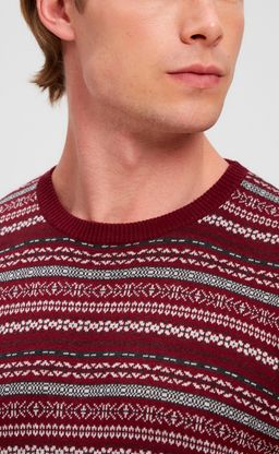 Джемпер F221-15-304 bordo - Fine joyce фото 6