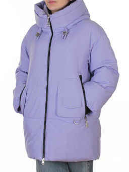 8362 LILAC Куртка зимняя женская оверсайз (200 гр. холлофайбер)