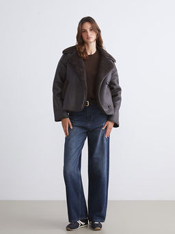 K?rk Yaka Oversize Kad?n S?et Mont