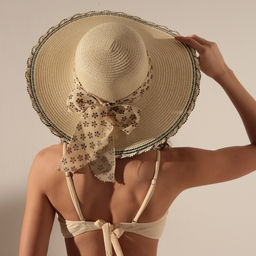 Шляпа женская MINAKU, бежевый, размер 58