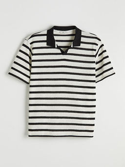 Polo Yaka ?izgili Erkek Ti??rt