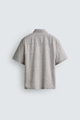 CAMISA FLUIDA RAYAS / Marr?n - Zara фото 8