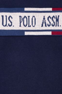 U. S. Polo Assn / Темно-синий трикотажный свитер с круглым вырезом для мальчика - U.s. polo assn фото 3