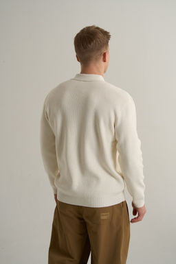 Свитер Серо-белый COMMUTE Sweater - Anta фото 4