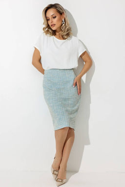 Юбка женская 141/08/Голубой - Rise фото 3