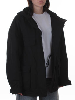 3101 BLACK Куртка демисезонная женская (100 гр. холлофайбер) - Фабричный китай фото 8