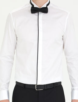 Beyaz Slim Fit Smokin G_mlek