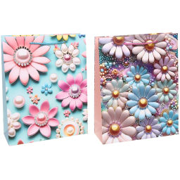 Пакет подарочный "Ромашечки милашечки" 26*32*10 см