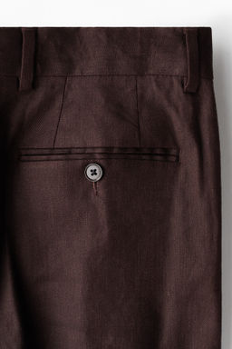 Pantal?n sastre en mezcla de lino Relaxed Fit - H&m фото 4