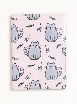 ОБЛОЖКА ДЛЯ ПАСПОРТА "Meow", плотность 600 мкм
