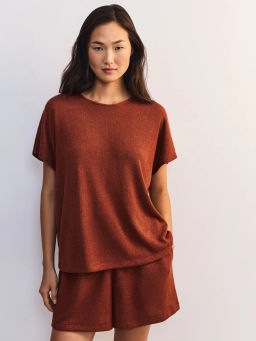 Футболка прямого кроя из вискозы ZR2605013420-21 / Zarina