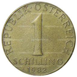 Монета 1 шиллинг 1982 года Австрия