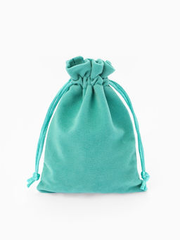 Набор мешочков бархатных 50 шт. «Классика», 9×12 см, бирюзовый