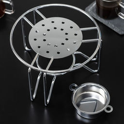 Подставка - подогрев под чайник Доляна «Романтика», отверстие для свечи 4 см, 15.5×15.5×10 см