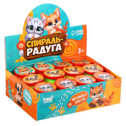 Цена за 2 шт. Пружинка - радуга «Милашки» d=5 см, в шоубоксе