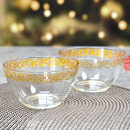 Набор салатников малых 2 шт, d - 110 мм, Золотая вязь, арт. 1324-2/94